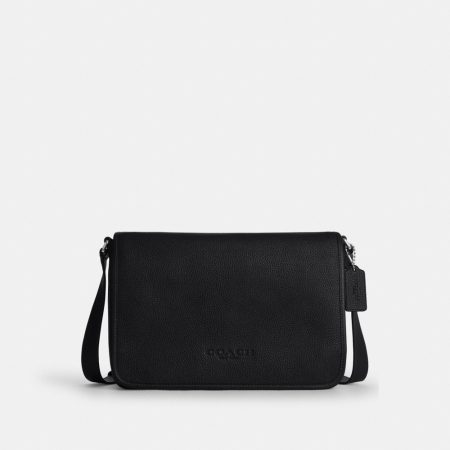 Coach Outlet Colby Messenger Bag 32 - Preorder — Silver/Black