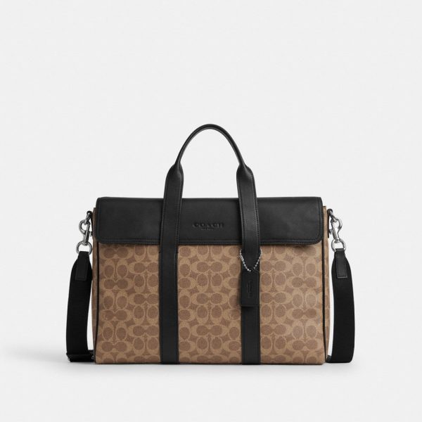 Coach Outlet Sullivan Portfolio Brief In Signature Canvas - Preorder