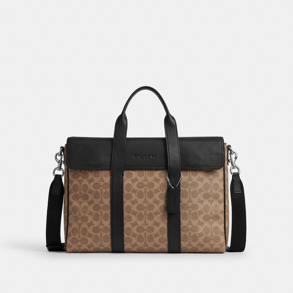 Coach Outlet Sullivan Portfolio Brief In Signature Canvas - Preorder