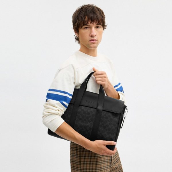Coach Outlet Sullivan Portfolio Brief In Signature Canvas - Preorder