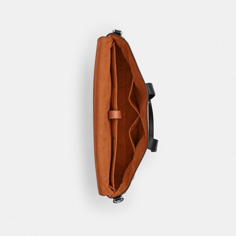 Coach Outlet Sullivan Portfolio Brief In Signature Canvas - Preorder