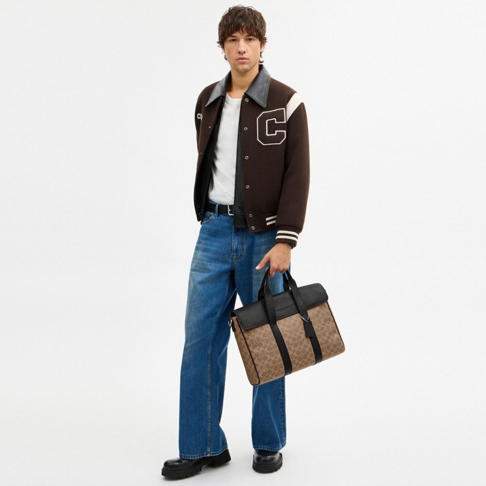 Coach Outlet Sullivan Portfolio Brief In Signature Canvas - Preorder
