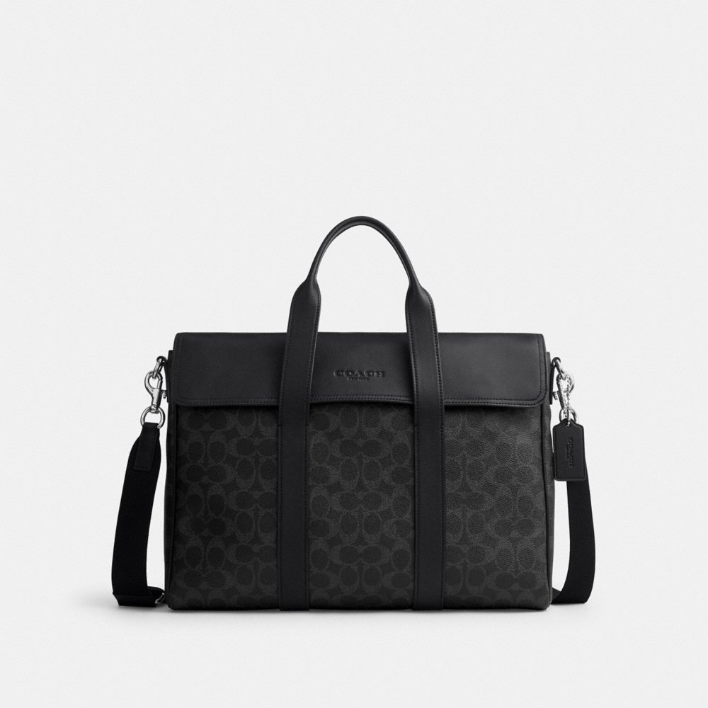 Coach Outlet Sullivan Portfolio Brief In Signature Canvas - Preorder