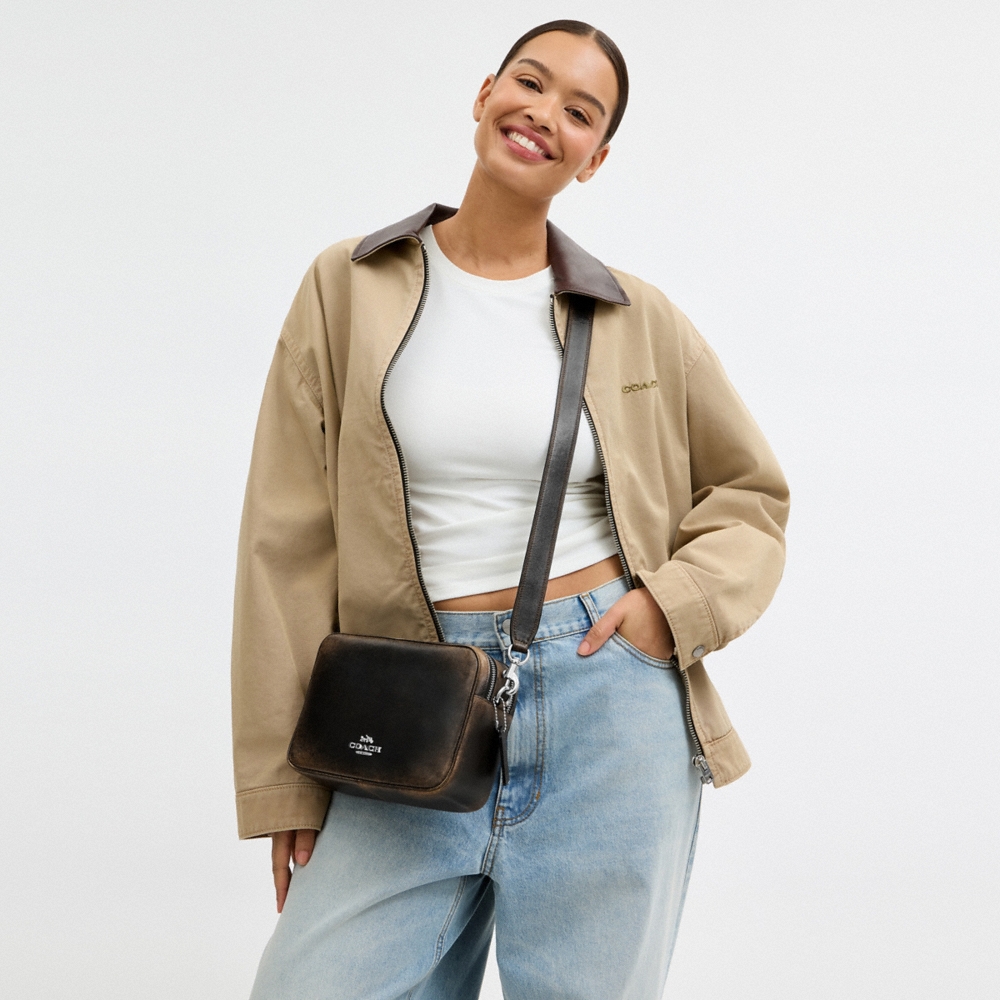 Coach Outlet Carey Crossbody Bag In Loved Leather - Preorder