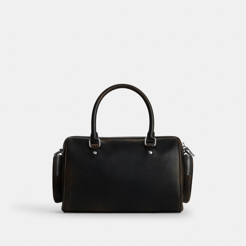 Coach Outlet Rowan Satchel Bag With Pockets In Loved Leather - Preorder