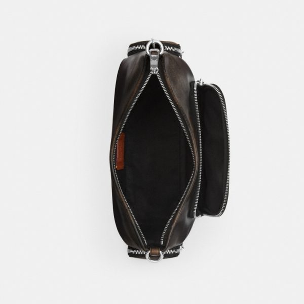 Coach Outlet Laurel Shoulder Bag With Pockets In Loved Leather - Preorder
