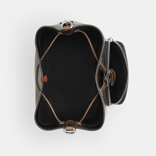 Coach Outlet Rowan Bucket Bag With Pocket In Loved Leather - Preorder
