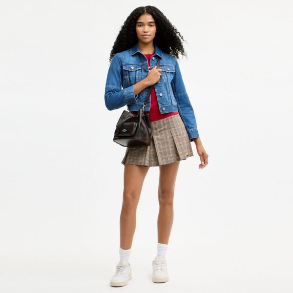 Coach Outlet Rowan Bucket Bag With Pocket In Loved Leather - Preorder