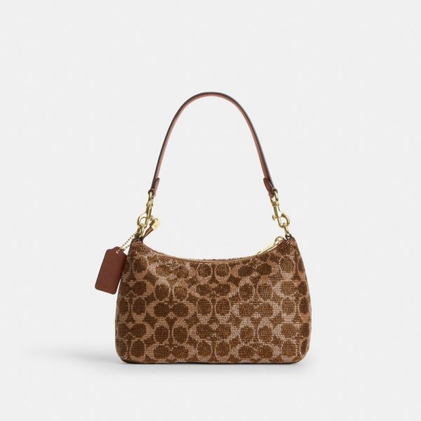 Coach Outlet Teri Shoulder Bag In Signature Beaded Satin - Preorder