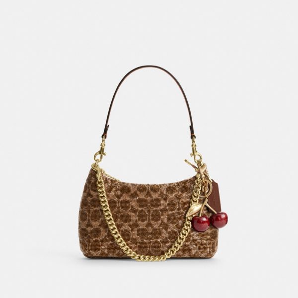 Coach Outlet Teri Shoulder Bag In Signature Beaded Satin - Preorder