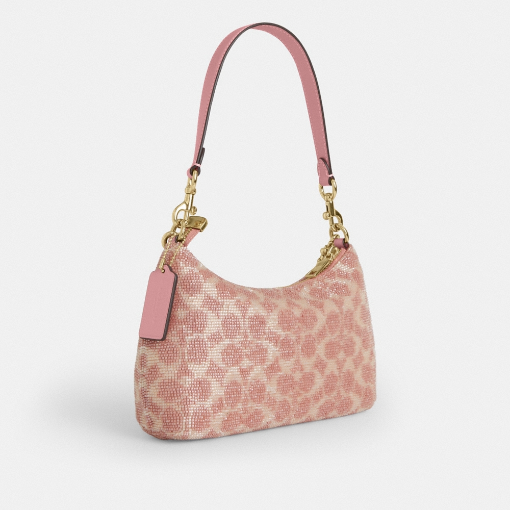 Coach Outlet Teri Shoulder Bag In Signature Beaded Satin - Preorder