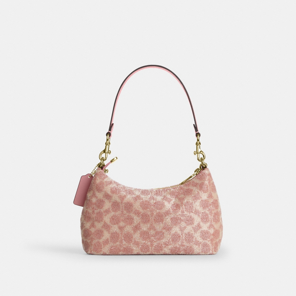 Coach Outlet Teri Shoulder Bag In Signature Beaded Satin - Preorder