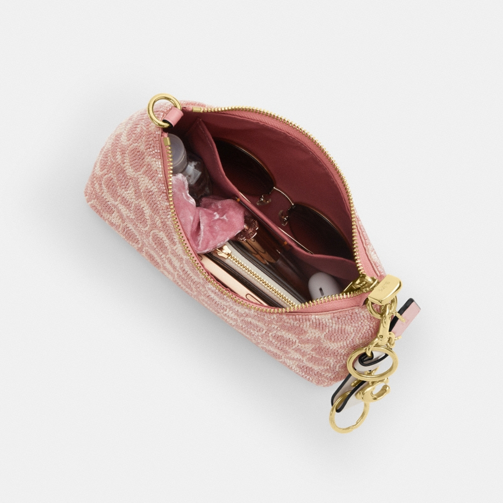 Coach Outlet Teri Shoulder Bag In Signature Beaded Satin - Preorder