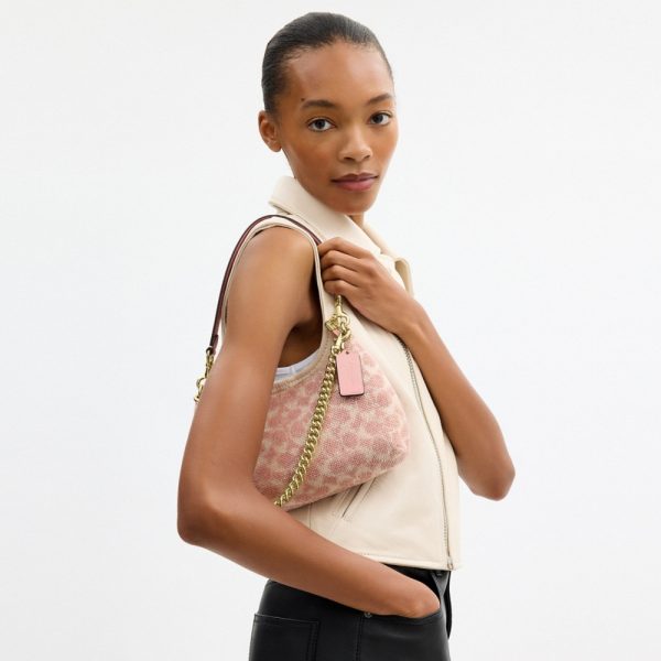 Coach Outlet Teri Shoulder Bag In Signature Beaded Satin - Preorder