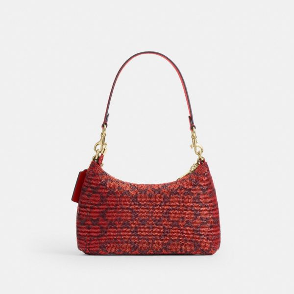 Coach Outlet Teri Shoulder Bag In Signature Beaded Satin - Preorder