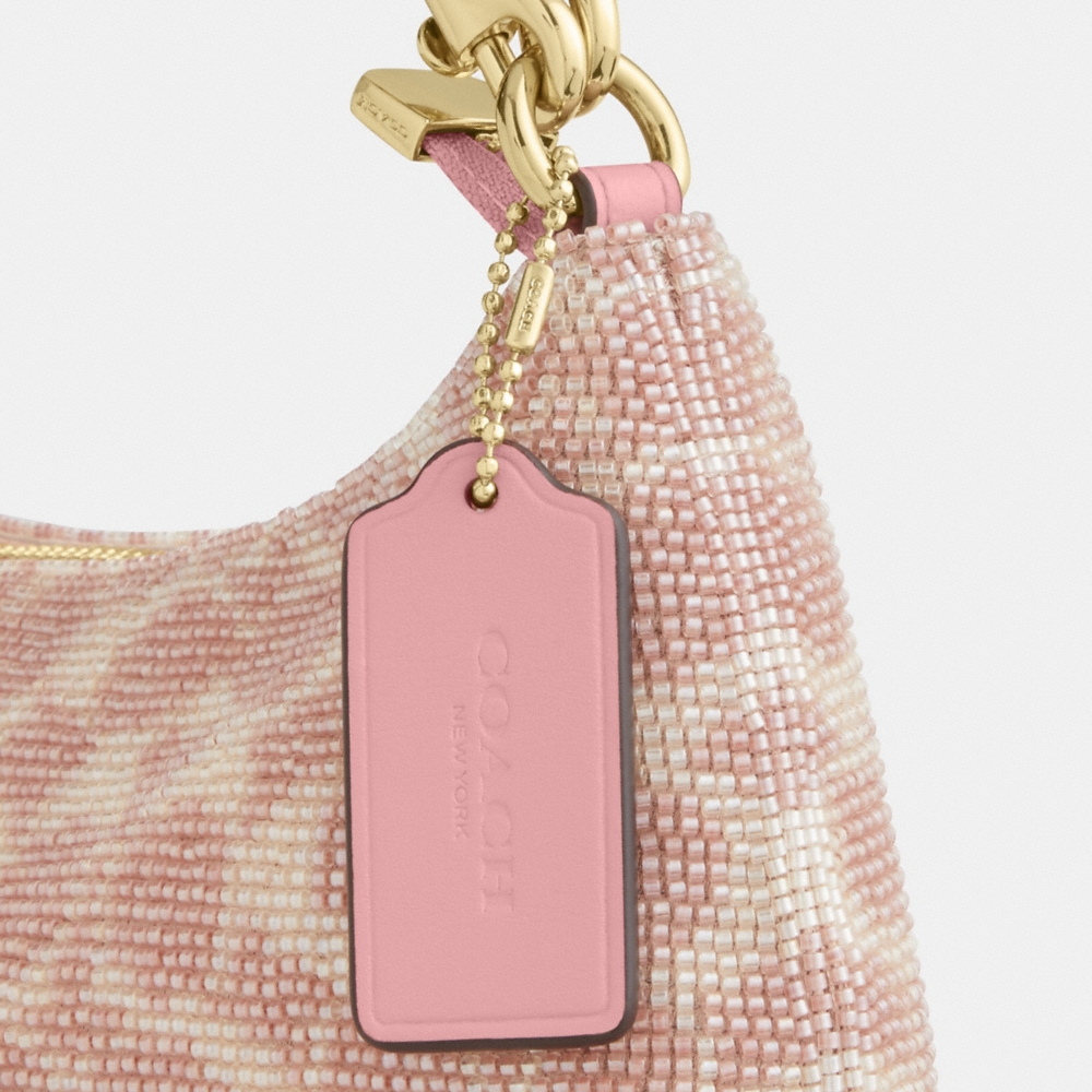 Coach Outlet Teri Shoulder Bag In Signature Beaded Satin - Preorder