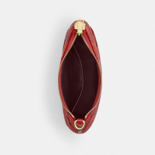 Coach Outlet Teri Shoulder Bag In Signature Beaded Satin - Preorder