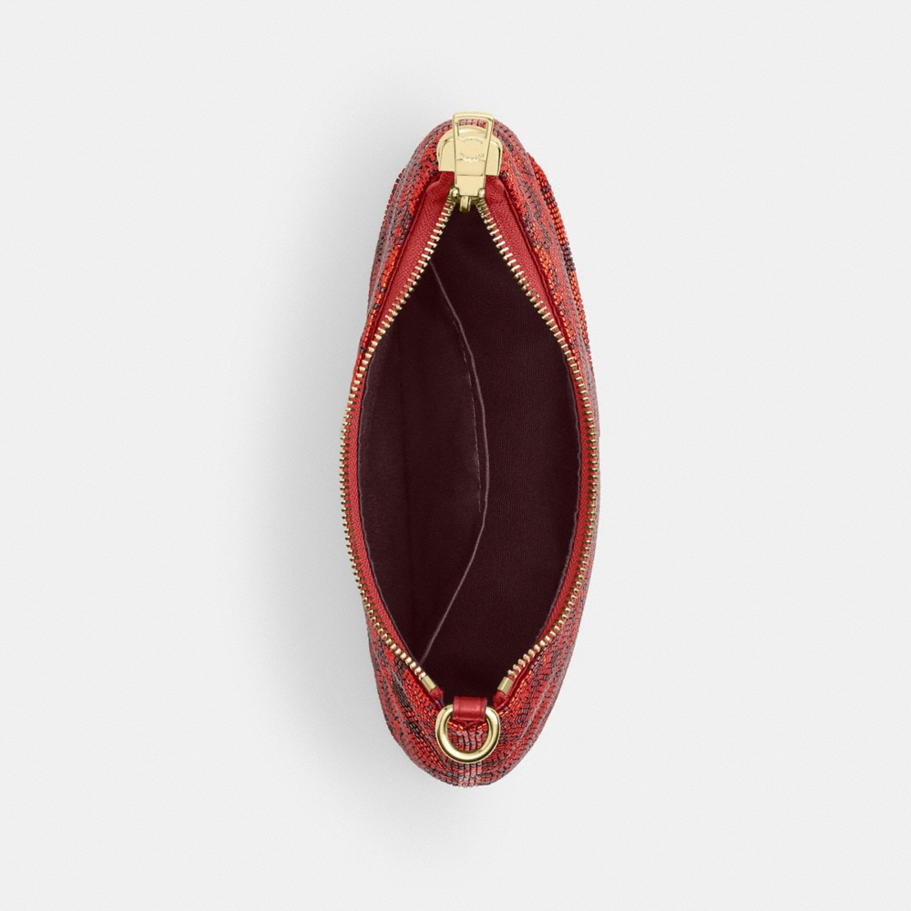 Coach Outlet Teri Shoulder Bag In Signature Beaded Satin - Preorder