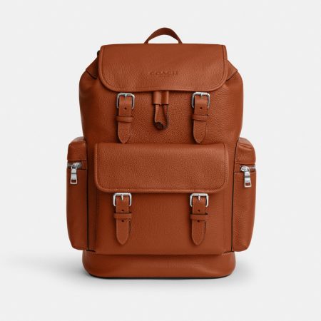 Coach Outlet Sprint Backpack - Preorder — Silver/Amber Brown