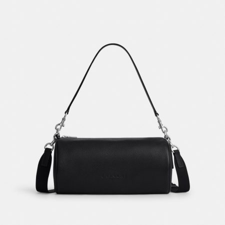 Coach Outlet Andre Barrel Bag 30 - Preorder — Silver/Black