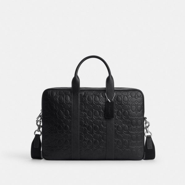 Coach Outlet Austin Brief In Signature Leather - Preorder