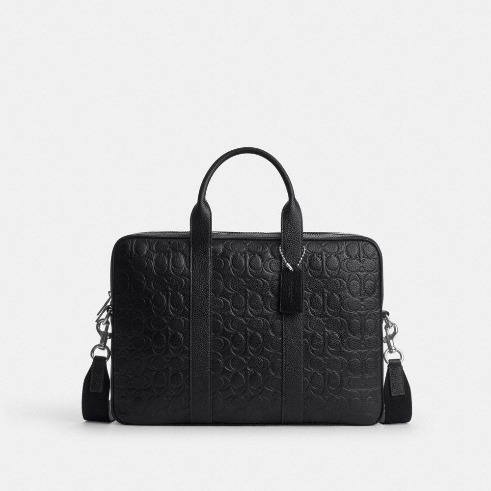Coach Outlet Austin Brief In Signature Leather - Preorder