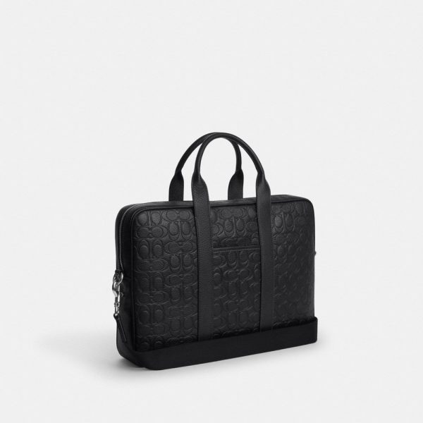 Coach Outlet Austin Brief In Signature Leather - Preorder