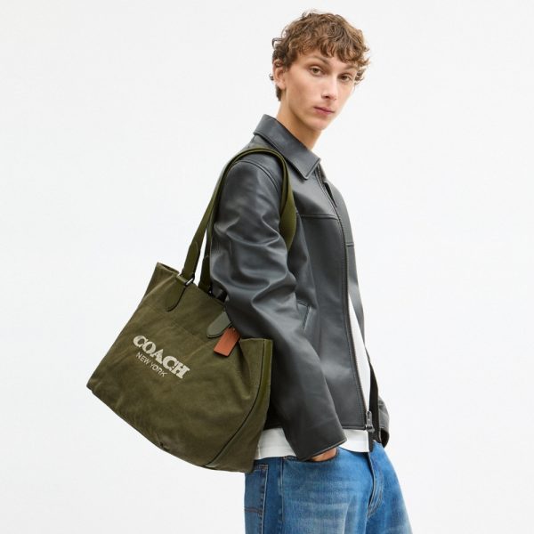 Coach Outlet Small Tour Tote Bag In Regenerative Cotton - Preorder