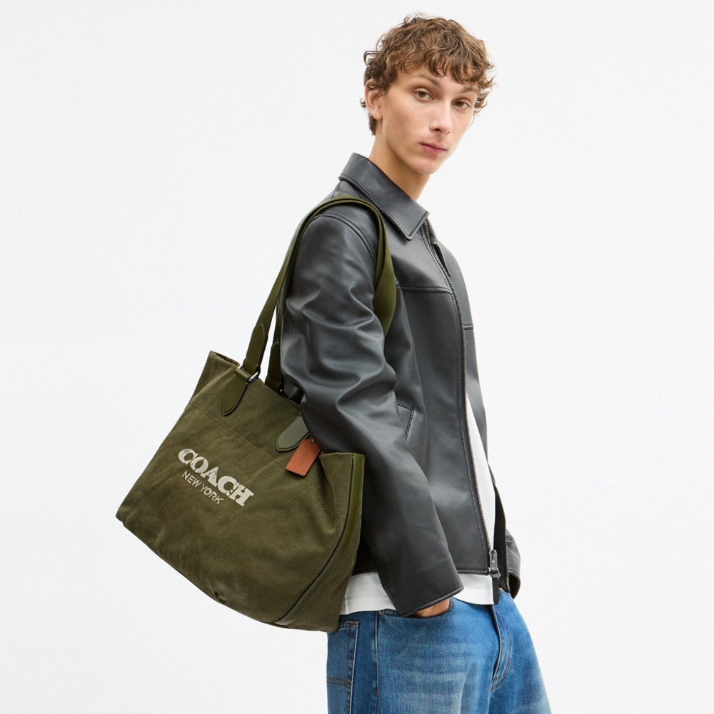Coach Outlet Small Tour Tote Bag In Regenerative Cotton - Preorder