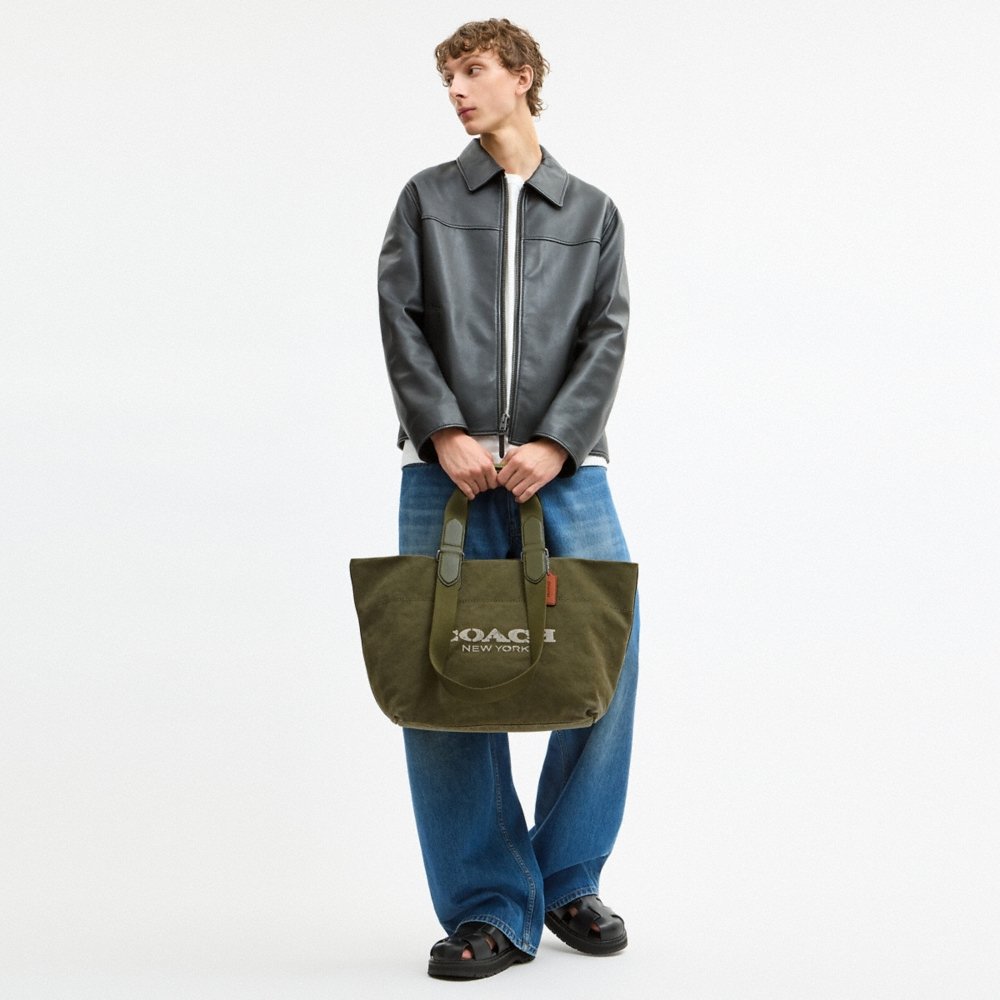 Coach Outlet Small Tour Tote Bag In Regenerative Cotton - Preorder