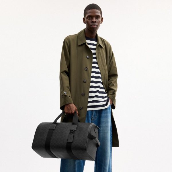 Coach Outlet Explorer Duffle Bag 45 In Signature Canvas - Preorder