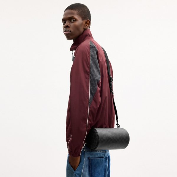 Coach Outlet Andre Barrel Bag 24 In Signature Canvas - Preorder