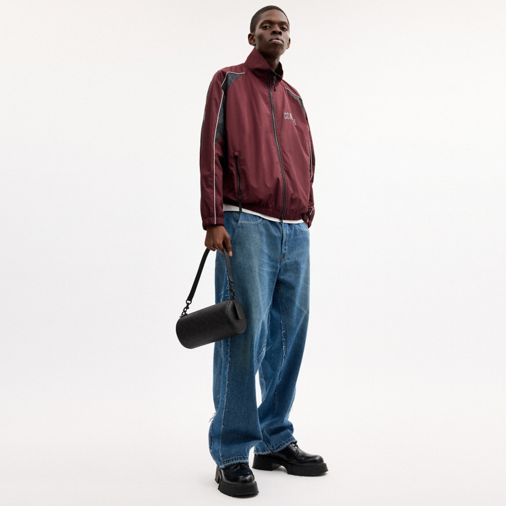 Coach Outlet Andre Barrel Bag 24 In Signature Canvas - Preorder