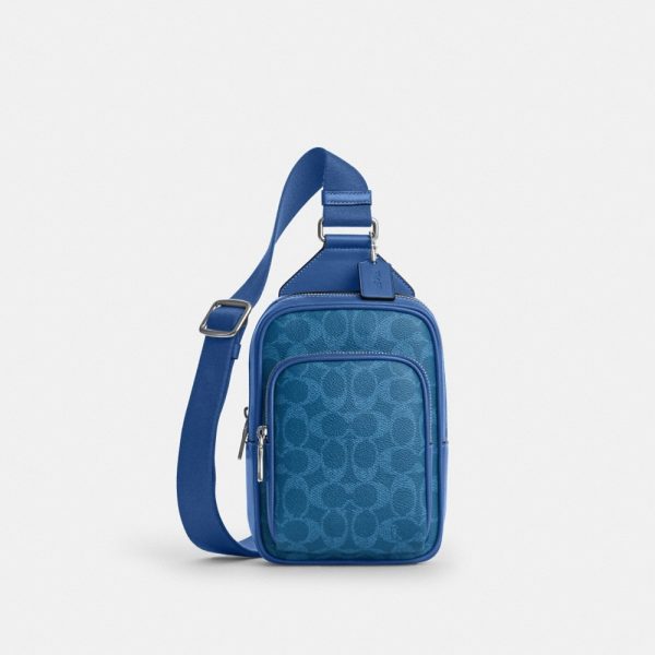 Coach Outlet Racer Sling Pack In Signature Canvas - Preorder