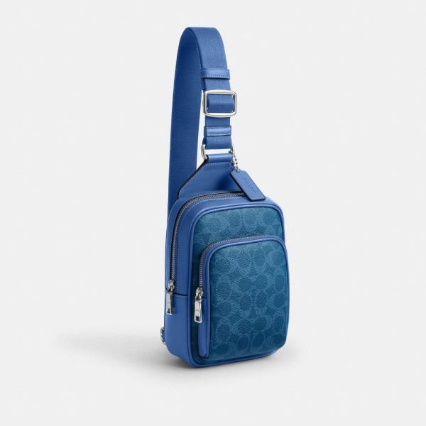 Coach Outlet Racer Sling Pack In Signature Canvas - Preorder