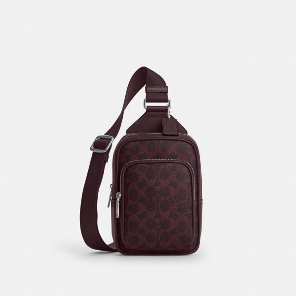 Coach Outlet Racer Sling Pack In Signature Canvas - Preorder