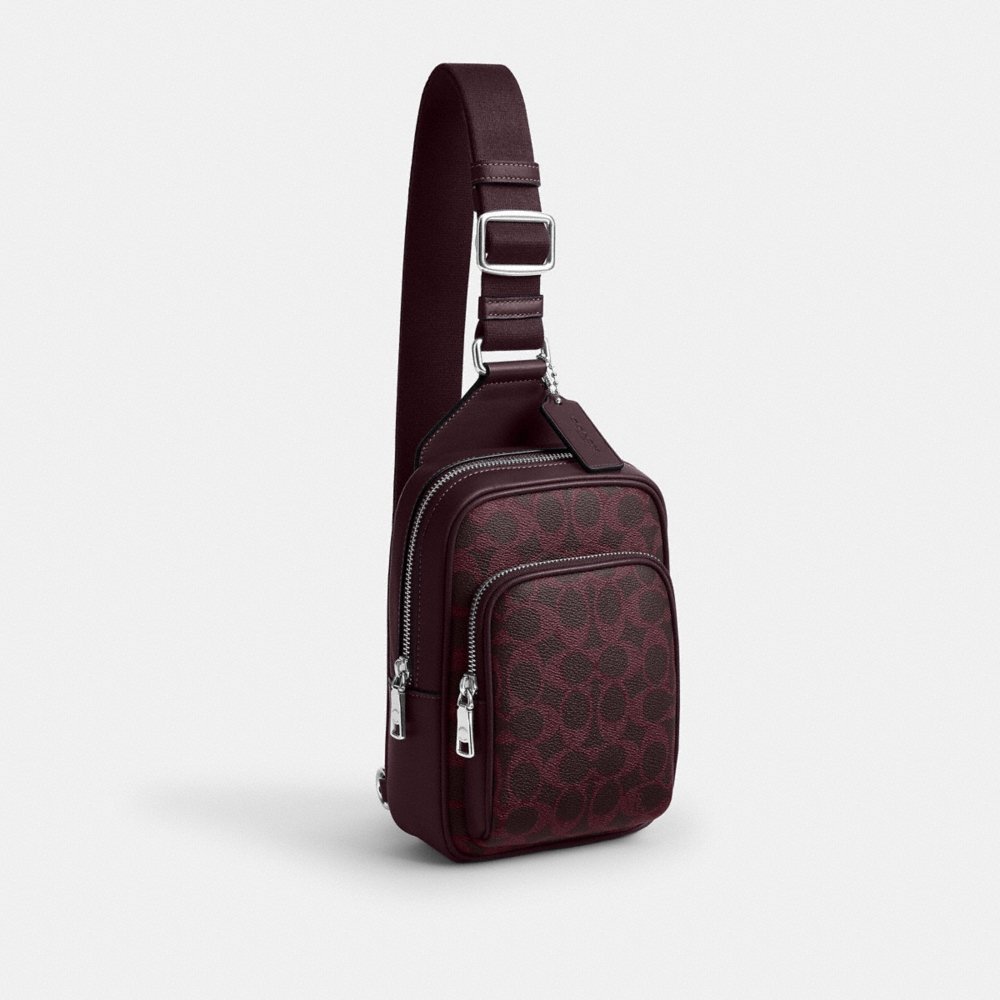 Coach Outlet Racer Sling Pack In Signature Canvas - Preorder