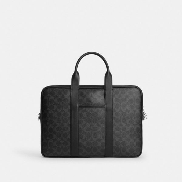 Coach Outlet Austin Brief In Signature Canvas - Preorder