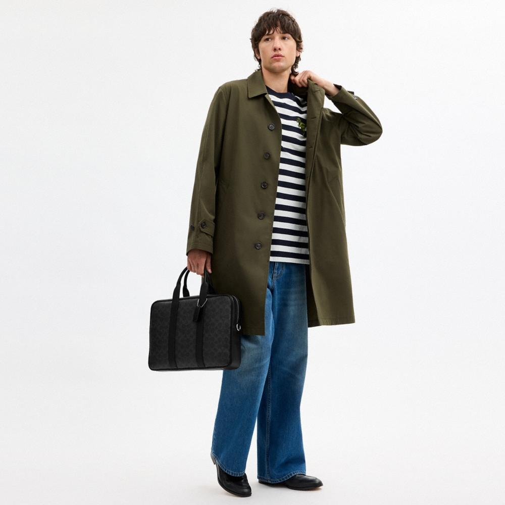 Coach Outlet Austin Brief In Signature Canvas - Preorder