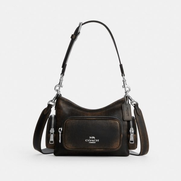Coach Outlet Laurel Shoulder Bag 22 With Pockets In Loved Leather - Preorder