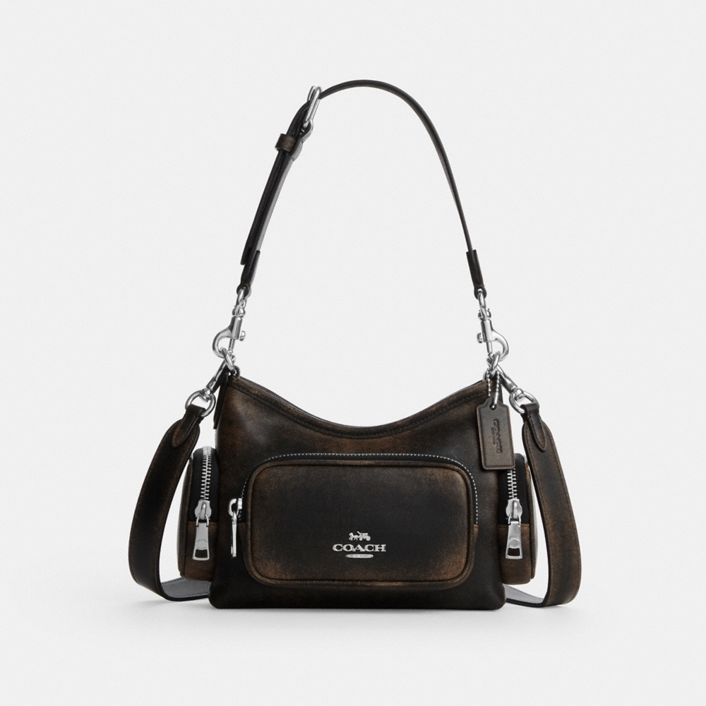 Coach Outlet Laurel Shoulder Bag 22 With Pockets In Loved Leather - Preorder