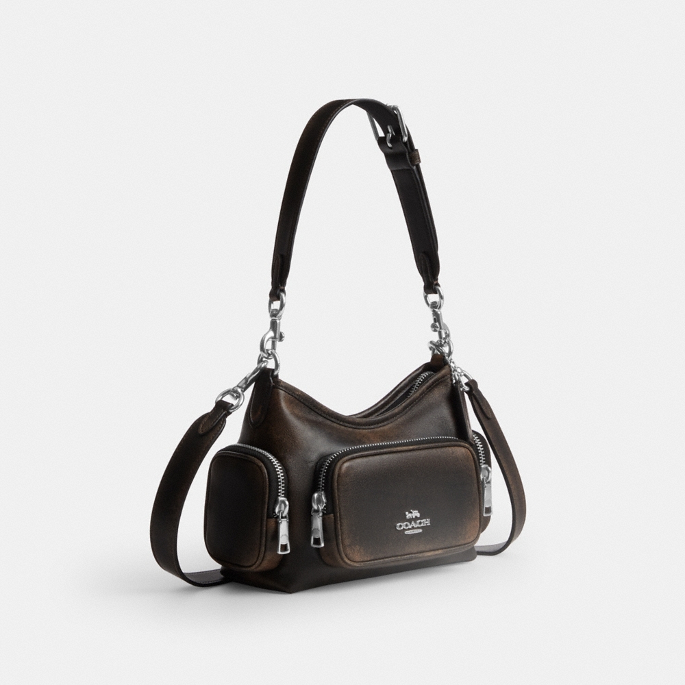 Coach Outlet Laurel Shoulder Bag 22 With Pockets In Loved Leather - Preorder