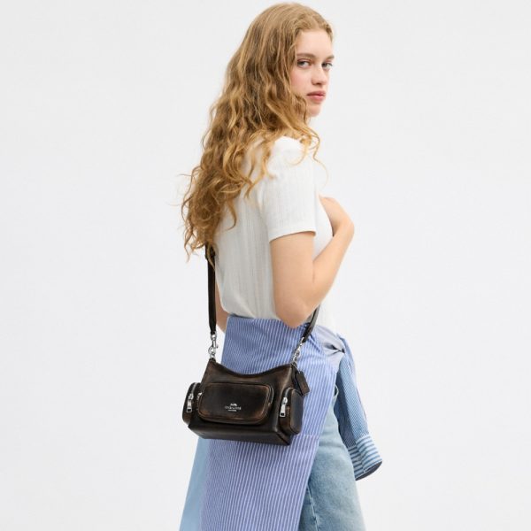Coach Outlet Laurel Shoulder Bag 22 With Pockets In Loved Leather - Preorder