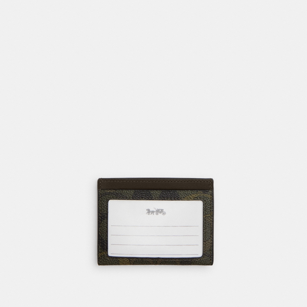 Coach Outlet Slim Id Card Case In Signature Camo Print - Preorder
