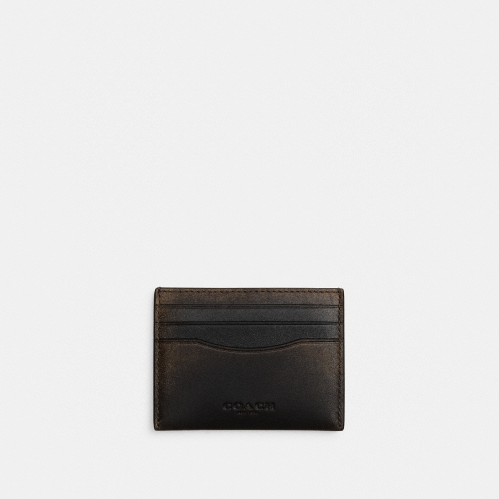 Coach Outlet Slim Id Card Case In Loved Leather - Preorder