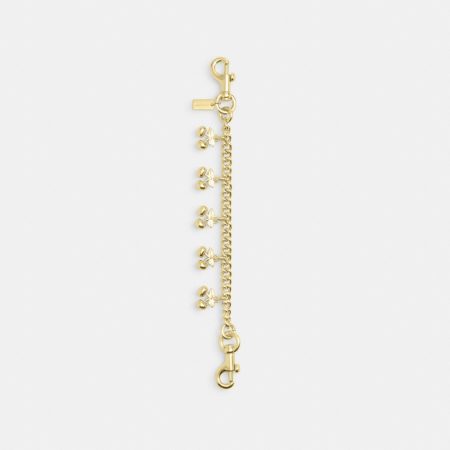 Coach Outlet Bag Charm Chain With Cherry Charms - Preorder — Brass/Brass