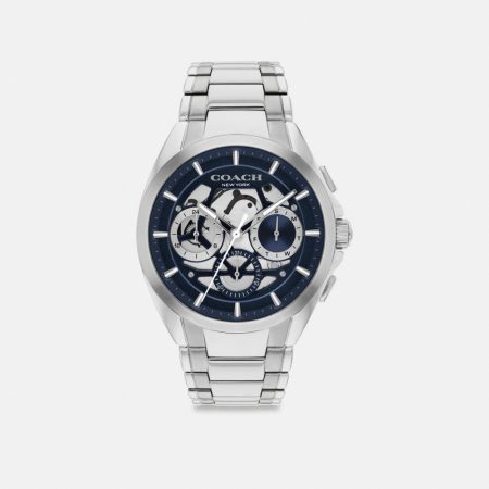 Coach Jackson Chronograph Watch, 42MM - Preorder — Stainless Steel