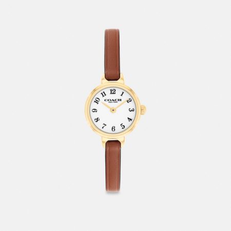 Coach Iris Watch, 22MM - Preorder — Saddle