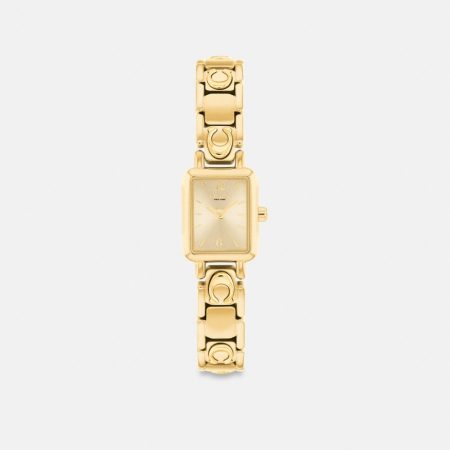 Coach Mara Watch, 15.5MM X 19MM - Preorder — Brass