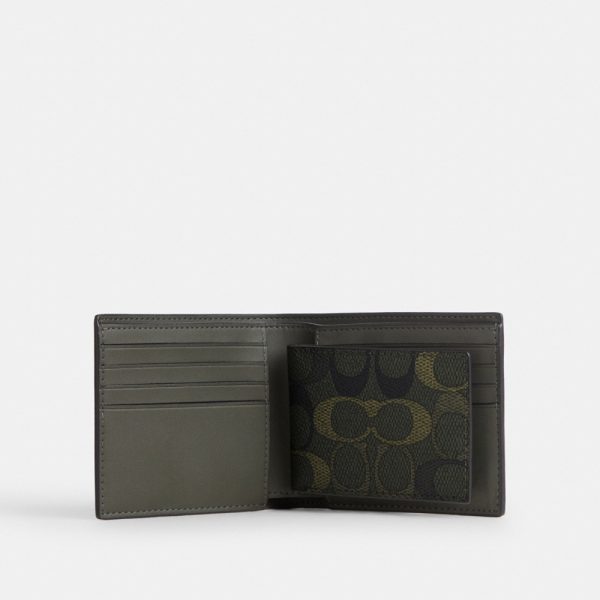 Coach Outlet 3-In-1 Wallet In Signature Camo Print - Preorder